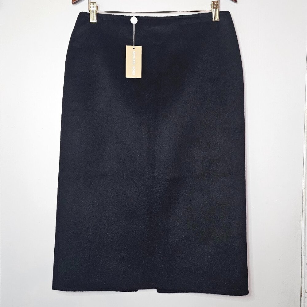 Michael Kors Virgin Wool/Angora/Cashgora Blend Pencil Skirt 10 Made in Italy